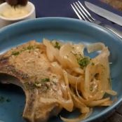 DIJON PORK CHOPS AND GRAVY